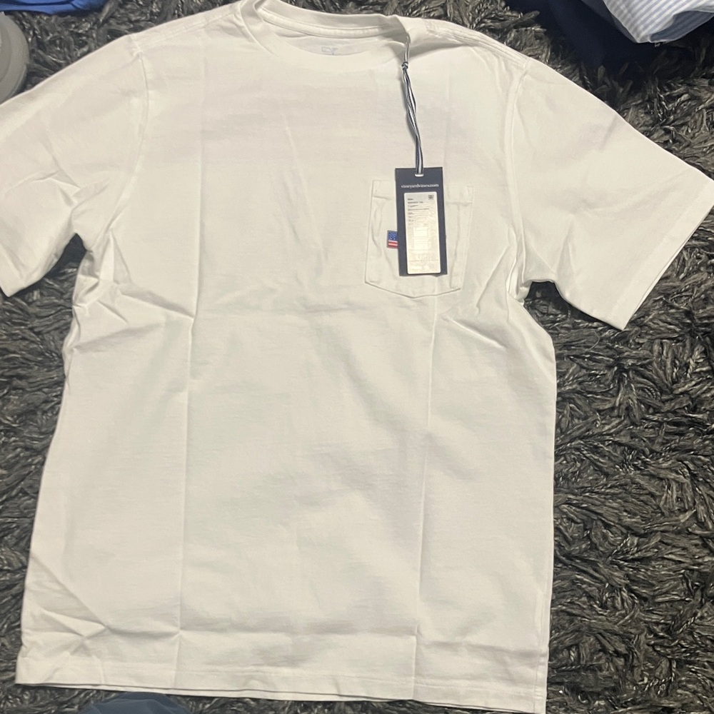 Vineyard Vines White Short Sleeve Tee